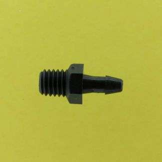 011202 (Adapters - Thread: 10-32 Taper  Barb: 3/32"  Material: Black Nylon)