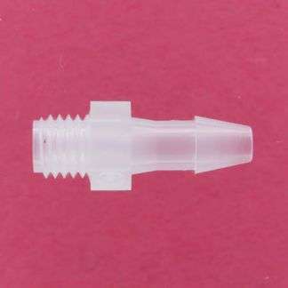 012405 (Adapters - Thread: 1/4"-28 UNF  Barb: 5/32"  Material: Polypropylene)