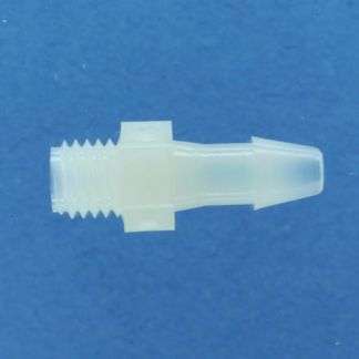 012407 (Adapters - Thread: 1/4"-28 UNF  Barb: 5/32"  Material: Natural Nylon)