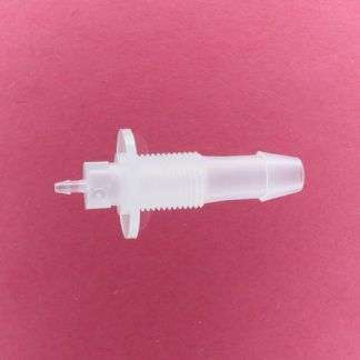 1313105 (Reduction Barbed Bulkheads - Thread: 1/8" NPSM  Barb1: 1/4"  Barb2: 1/16"  Material: Polypropylene)