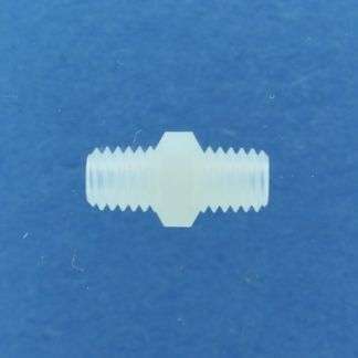 140207 (Equal Thread Nipples - Thread: 10-32 Taper  Material: Natural Nylon)