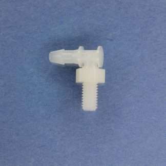 1320307 (Panel Mounts Elbow - Thread: 10-32 UNF Barb: 1/8" Material: Natural Nylon)